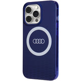 Audi IML Big Logo MagSafe-hylster til iPhone 13 Pro / 13 - blå