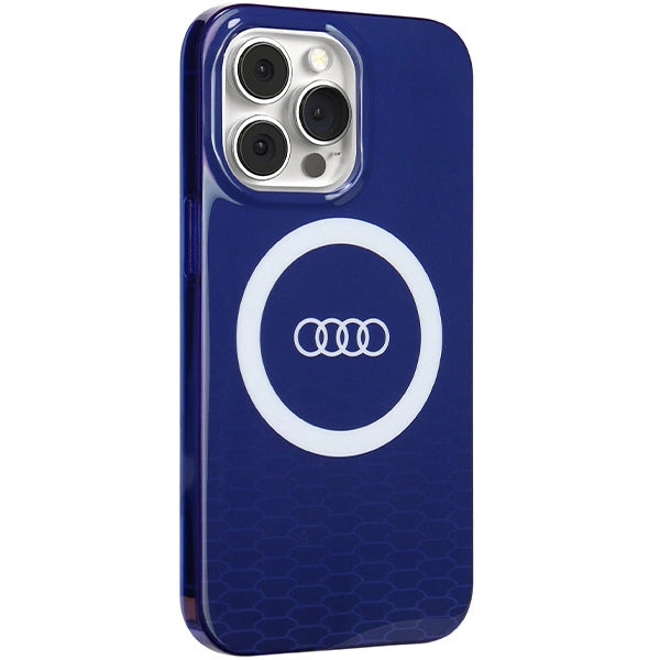 Audi IML Big Logo MagSafe-hylster til iPhone 13 Pro / 13 - blå
