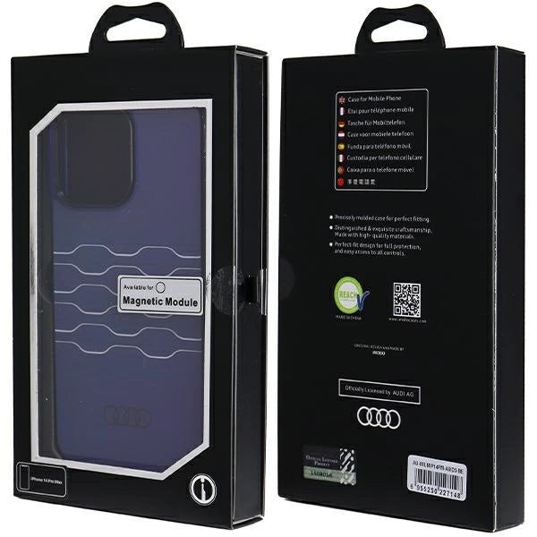 Audi IML MagSafe-fodral til iPhone 14 Pro Max - blå