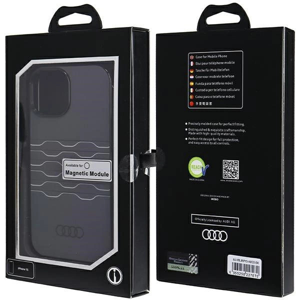 Audi IML MagSafe fodtøj til iPhone 15 / 14 / 13 - sort