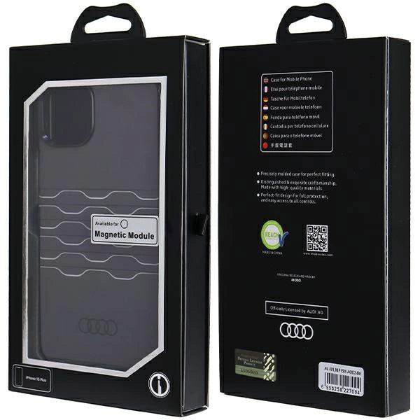 Audi IML MagSafe-fodral til iPhone 15 Plus / 14 Plus - sort