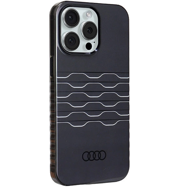 Audi IML MagSafe-fodral til iPhone 15 Pro Max - sort