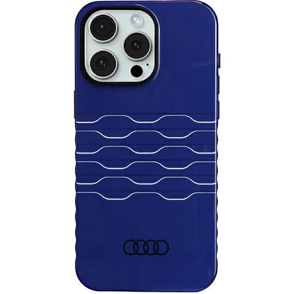 Audi IML MagSafe-fodral til iPhone 15 Pro Max - blå