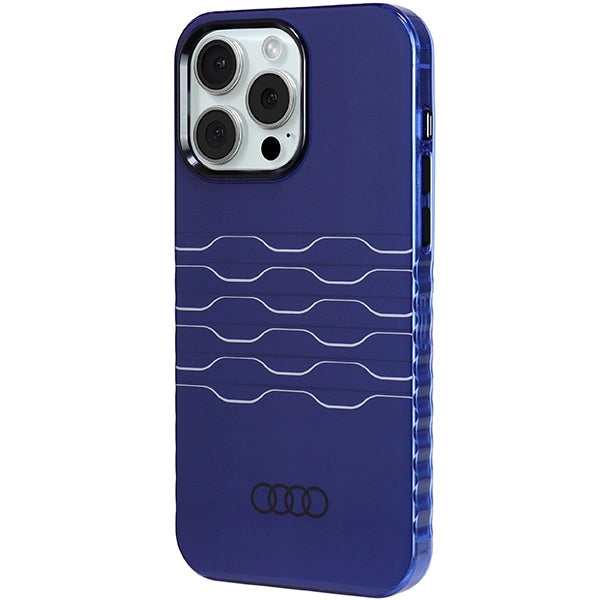 Audi IML MagSafe-fodral til iPhone 15 Pro Max - blå
