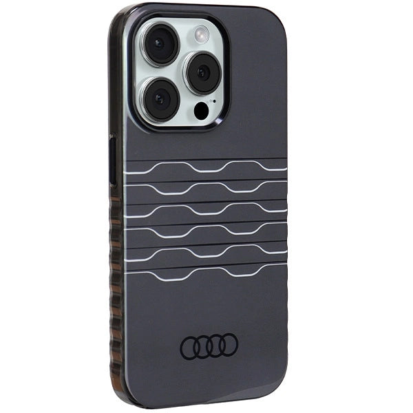 Audi IML MagSafe-hylster til iPhone 15 Pro - sort