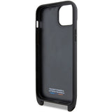 BMW M Edition Carbon Stripe & Strap case til iPhone 15 Plus / 14 Plus - sort