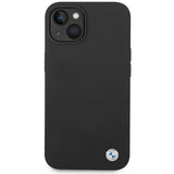 BMW Silicone Metal Logo case for iPhone 15 / 14 / 13 - black