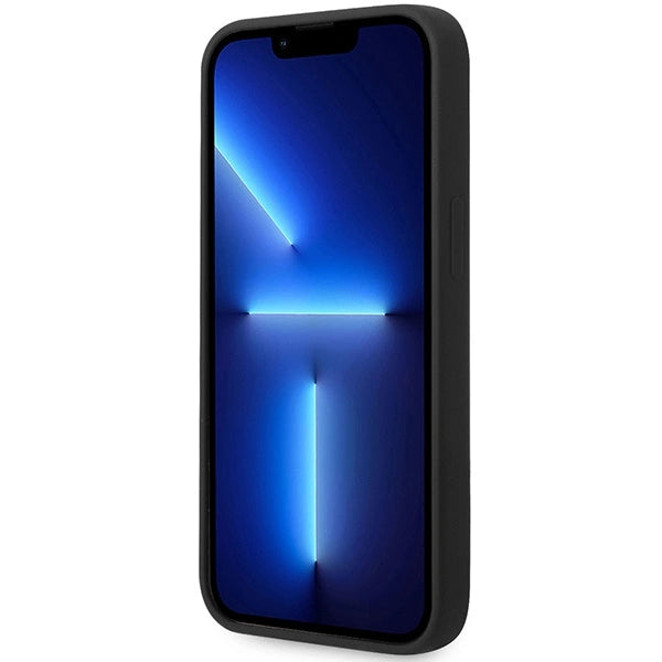 BMW Silicone Metal Logo case for iPhone 15 / 14 / 13 - black