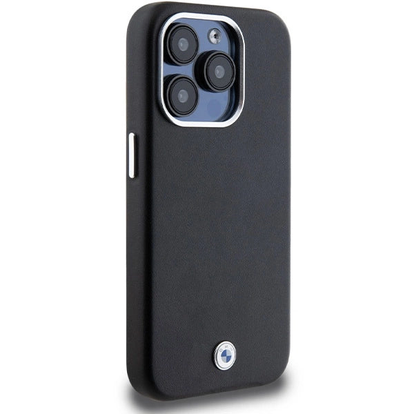 BMW Signature Wrapped Metal MagSafe Case til iPhone 14 Pro - sort