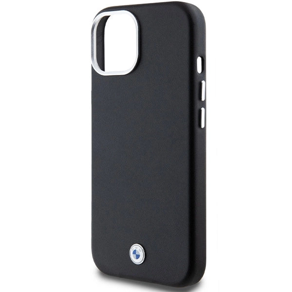 BMW Signature Wrapped Metal MagSafe Case til iPhone 14/15/13 - sort