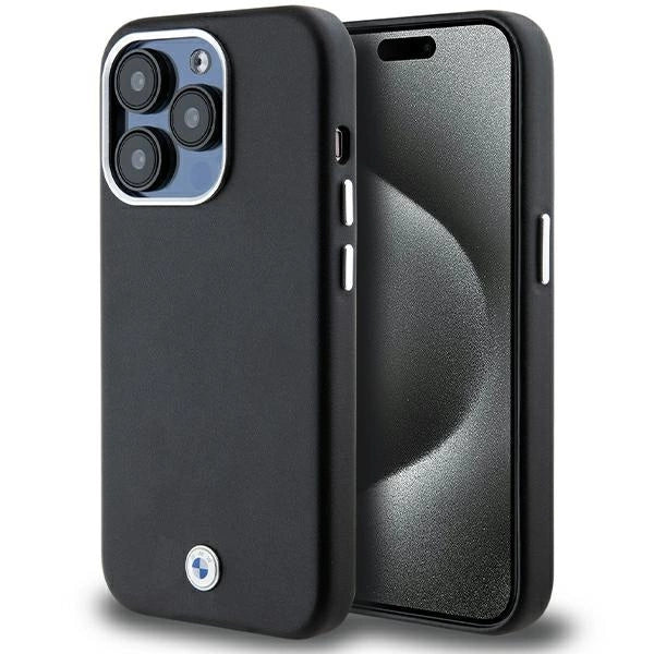 BMW Signature Wrapped Metal MagSafe case til iPhone 14 Pro Max - sort