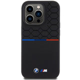 BMW M Silicone Pattern MagSafe Case til iPhone 15 Pro - sort