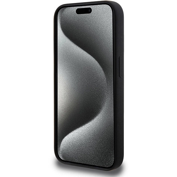 BMW M Silicone Pattern MagSafe Case til iPhone 15 Pro - sort