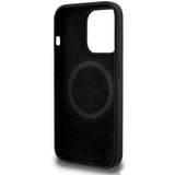BMW M Silicone Pattern MagSafe Case til iPhone 15 Pro - sort