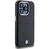 BMW Signature Wrapped Metal MagSafe Case til iPhone 15 Pro - sort
