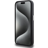 BMW Signature Wrapped Metal MagSafe Case til iPhone 15 Pro - sort