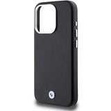 BMW Signature Wrapped Metal MagSafe Case til iPhone 15 Pro - sort