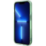 BMW M Tricolor Stripes MagSafe-hylster til iPhone 15 Pro - grønt