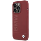 BMW Silicone Big Logo MagSafe-hylster til iPhone 15 Pro - rød