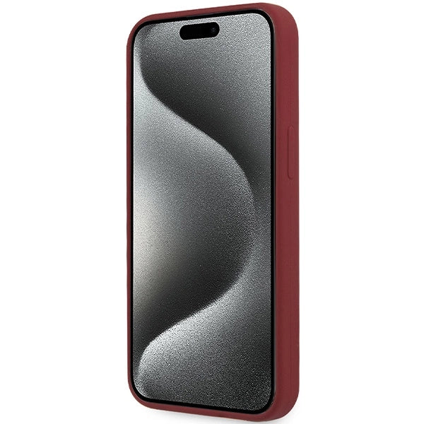 BMW Silicone Big Logo MagSafe-hylster til iPhone 15 Pro - rød