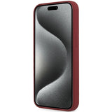 BMW Silicone Big Logo MagSafe-hylster til iPhone 15 Pro - rød