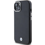 BMW Signature Wrapped Metal MagSafe Case til iPhone 15 Plus / 14 Plus - sort