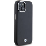 BMW Signature Wrapped Metal MagSafe Case til iPhone 15 Plus / 14 Plus - sort