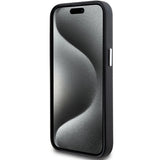 BMW Signature Wrapped Metal MagSafe Case til iPhone 15 Plus / 14 Plus - sort