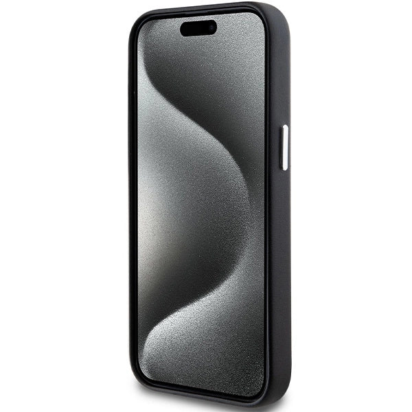 BMW Signature Wrapped Metal MagSafe Case til iPhone 15/14/13 - sort