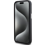 BMW Signature Wrapped Metal MagSafe Case til iPhone 15/14/13 - sort