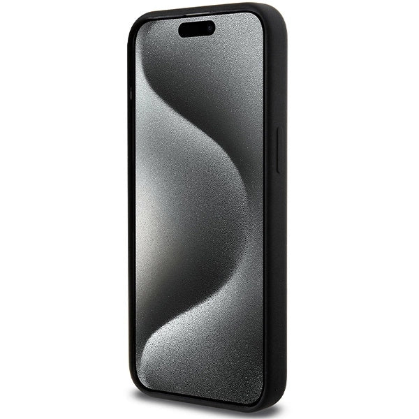 BMW M Silicone Pattern MagSafe Case til iPhone 15 Pro Max - sort