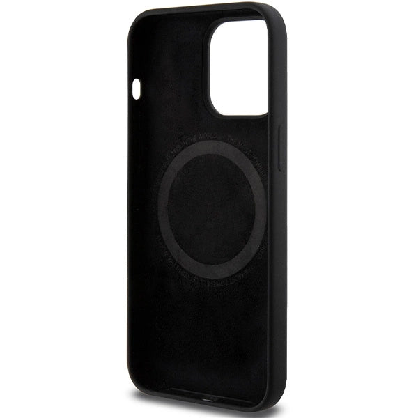 BMW M Silicone Pattern MagSafe Case til iPhone 15 Pro Max - sort
