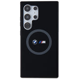 BMW M Silicone Printed Ring MagSafe-kasse til Samsung Galaxy S24 Ultra - sort