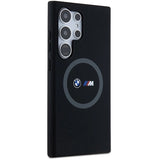 BMW M Silicone Printed Ring MagSafe-kasse til Samsung Galaxy S24 Ultra - sort