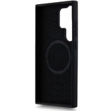 BMW M Silicone Printed Ring MagSafe-kasse til Samsung Galaxy S24 Ultra - sort