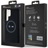 BMW M Silicone Printed Ring MagSafe-kasse til Samsung Galaxy S24 Ultra - sort