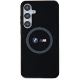 BMW M Silicone Printed Ring MagSafe-kasse til Samsung Galaxy S24+ - sort