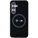 BMW M Silicone Printed Ring MagSafe-kasse til Samsung Galaxy S24 - sort