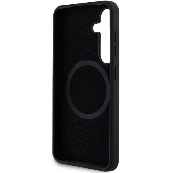 BMW M Silicone Printed Ring MagSafe-kasse til Samsung Galaxy S24 - sort