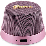 Guess Magnetic Script Metal Bluetooth-højttaler - pink
