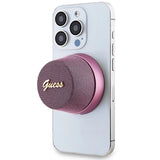 Guess Magnetic Script Metal Bluetooth-højttaler - pink