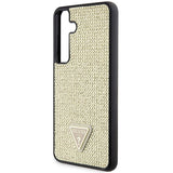 Guess Rhinestone Triangle case til Samsung Galaxy S24+ - guld
