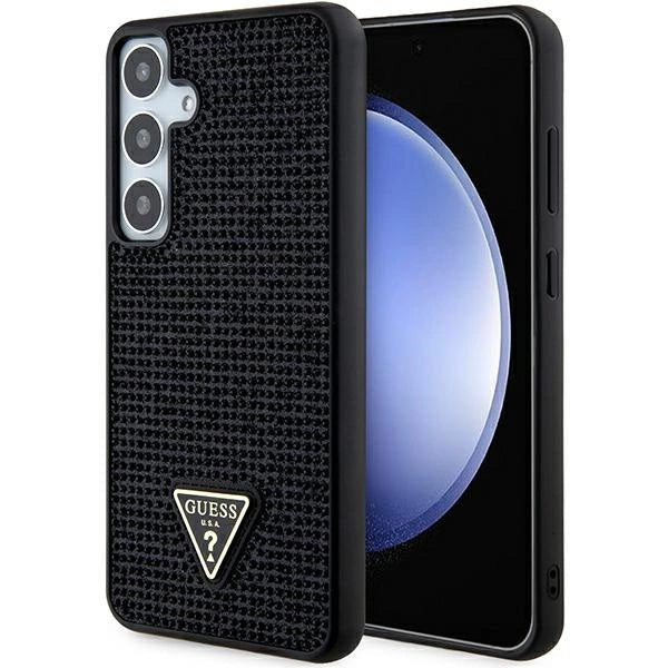 Guess Rhinestone Triangle case til Samsung Galaxy S24+ - sort