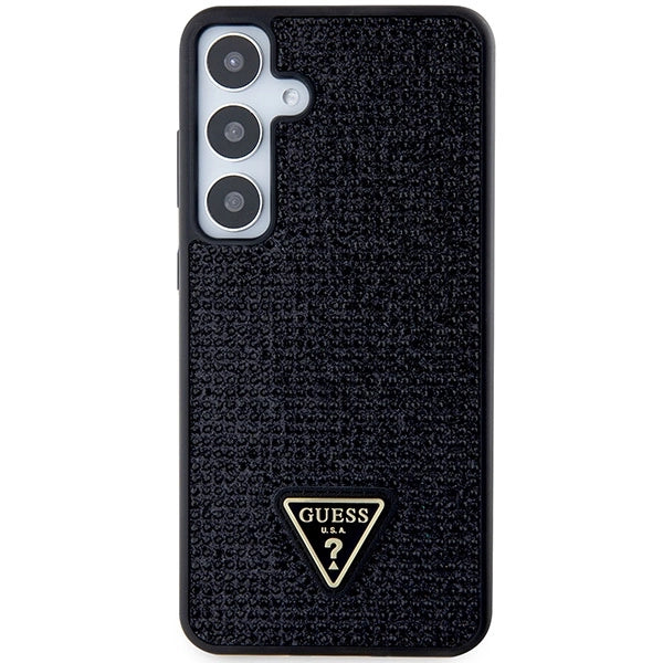 Guess Rhinestone Triangle case til Samsung Galaxy S24+ - sort