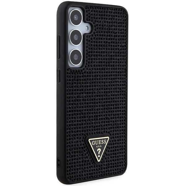 Guess Rhinestone Triangle case til Samsung Galaxy S24+ - sort