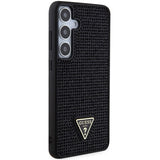 Guess Rhinestone Triangle case til Samsung Galaxy S24+ - sort