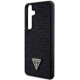 Guess Rhinestone Triangle case til Samsung Galaxy S24+ - sort