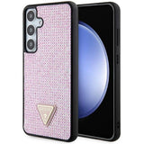 Guess Rhinestone Triangle case til Samsung Galaxy S24+ - pink