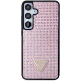 Guess Rhinestone Triangle case til Samsung Galaxy S24+ - pink