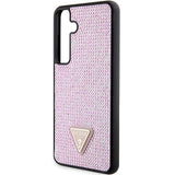 Guess Rhinestone Triangle case til Samsung Galaxy S24+ - pink
